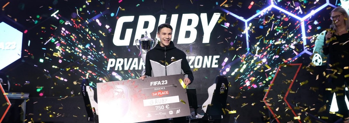 Gruby is the new FIFA champion in the A1AL