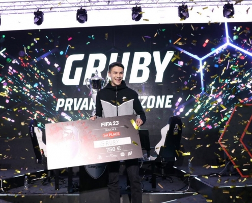 Gruby is the new FIFA champion in the A1AL