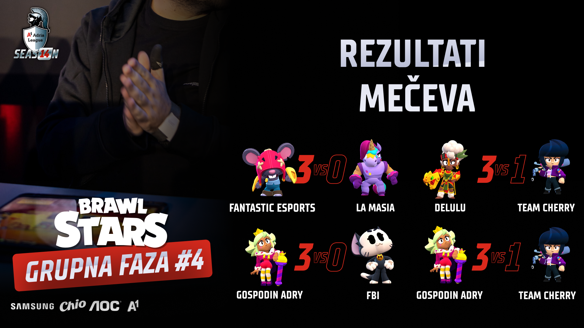 Brawl Stars A1AL S14 top four